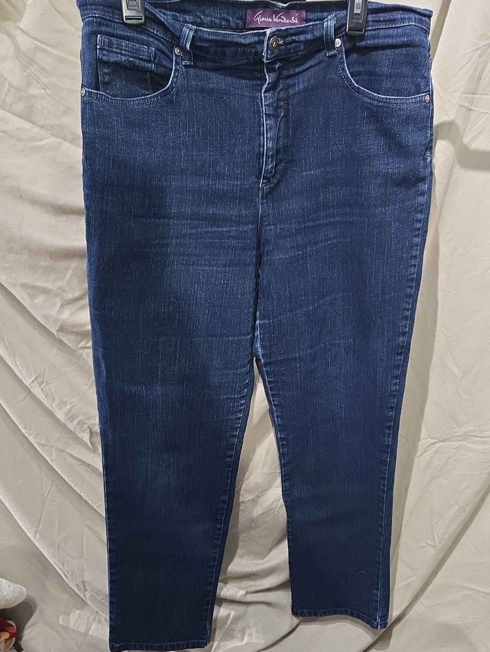 Gloria Vanderbilt Women's Dark Blue Slim Stretch Jeans
